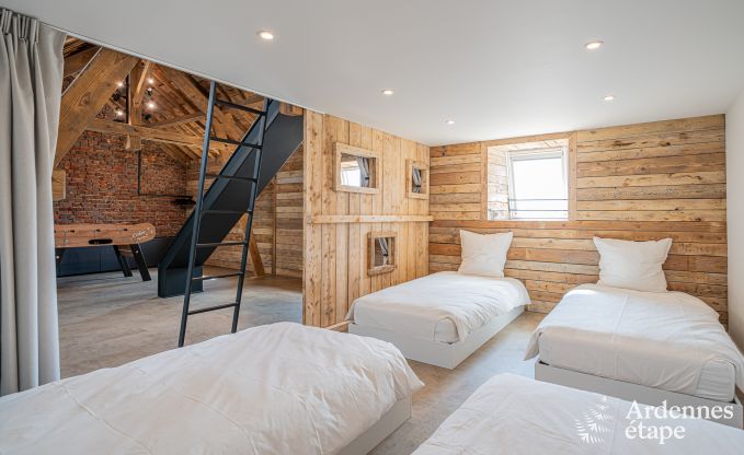 Moderne Ferienwohnung in Paliseul fr 14 Personen mit Schwimmbad, Spielzimmer und Nhe zum Bcherdorf Redu in den Ardennen