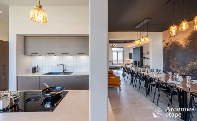 Moderne Ferienwohnung in Paliseul fr 14 Personen mit Schwimmbad, Spielzimmer und Nhe zum Bcherdorf Redu in den Ardennen