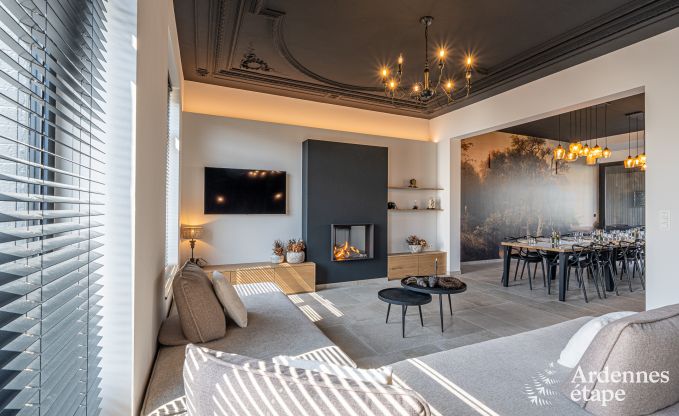 Moderne Ferienwohnung in Paliseul fr 14 Personen mit Schwimmbad, Spielzimmer und Nhe zum Bcherdorf Redu in den Ardennen