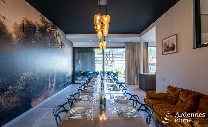 Moderne Ferienwohnung in Paliseul fr 14 Personen mit Schwimmbad, Spielzimmer und Nhe zum Bcherdorf Redu in den Ardennen