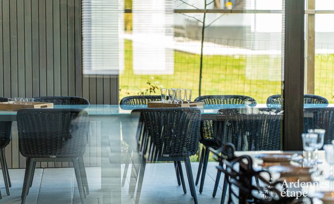 Moderne Ferienwohnung in Paliseul fr 14 Personen mit Schwimmbad, Spielzimmer und Nhe zum Bcherdorf Redu in den Ardennen