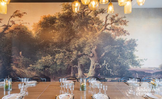 Moderne Ferienwohnung in Paliseul fr 14 Personen mit Schwimmbad, Spielzimmer und Nhe zum Bcherdorf Redu in den Ardennen