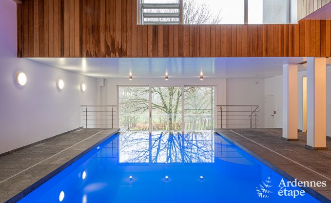 Luxusvilla Paliseul 18 Pers. Ardennen Schwimmbad Wellness Behinderten gerecht