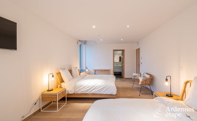 Luxusvilla Paliseul 18 Pers. Ardennen Schwimmbad Wellness Behinderten gerecht