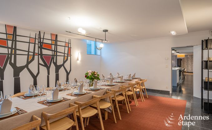 Luxusvilla Paliseul 18 Pers. Ardennen Schwimmbad Wellness Behinderten gerecht