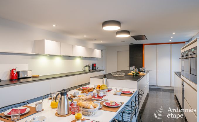 Luxusvilla Paliseul 18 Pers. Ardennen Schwimmbad Wellness Behinderten gerecht