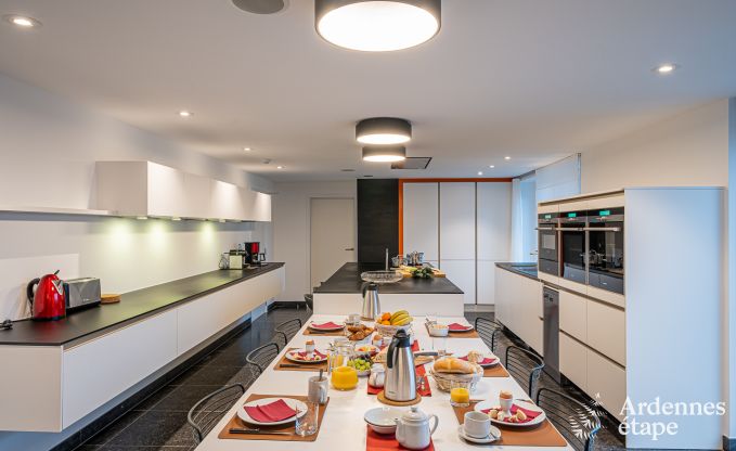 Luxusvilla Paliseul 18 Pers. Ardennen Schwimmbad Wellness Behinderten gerecht