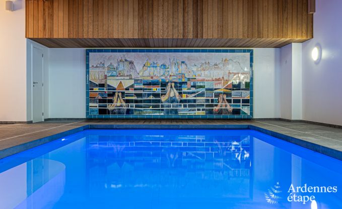 Luxusvilla Paliseul 18 Pers. Ardennen Schwimmbad Wellness Behinderten gerecht