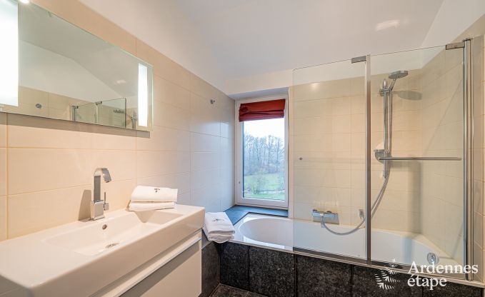 Luxusvilla Paliseul 18 Pers. Ardennen Schwimmbad Wellness Behinderten gerecht