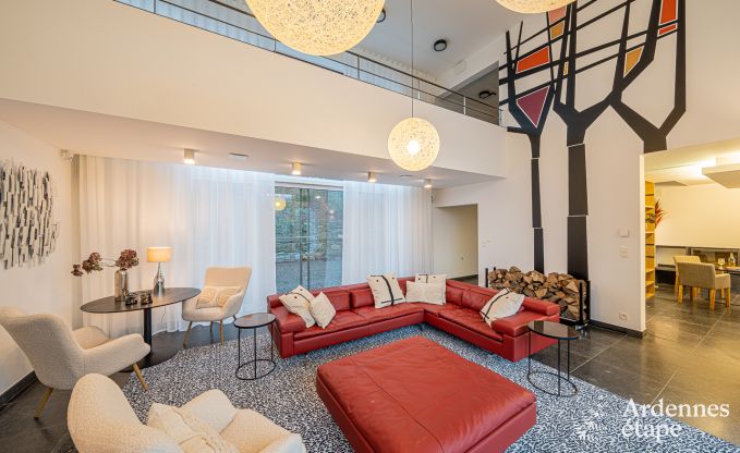 Luxusvilla Paliseul 18 Pers. Ardennen Schwimmbad Wellness Behinderten gerecht