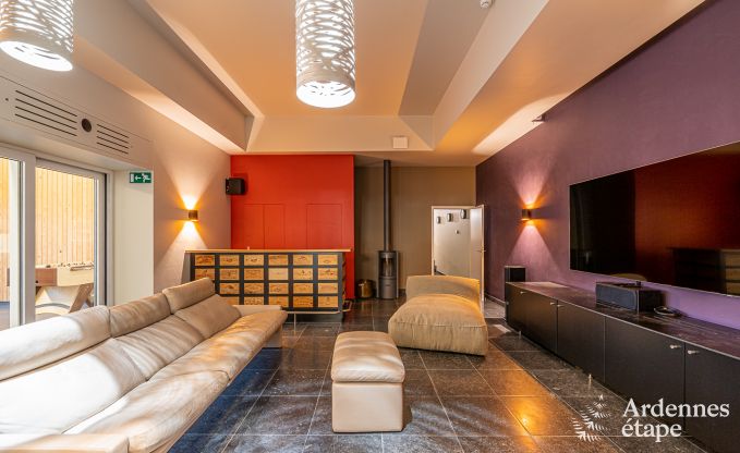 Luxusvilla Paliseul 18 Pers. Ardennen Schwimmbad Wellness Behinderten gerecht