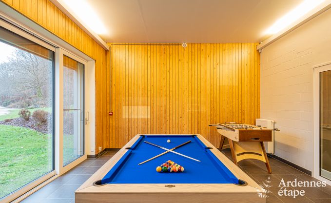 Luxusvilla Paliseul 18 Pers. Ardennen Schwimmbad Wellness Behinderten gerecht