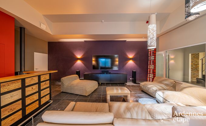 Luxusvilla Paliseul 18 Pers. Ardennen Schwimmbad Wellness Behinderten gerecht