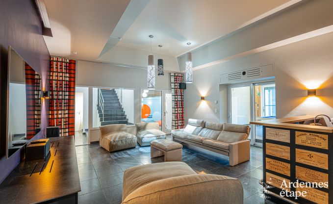 Luxusvilla Paliseul 18 Pers. Ardennen Schwimmbad Wellness Behinderten gerecht