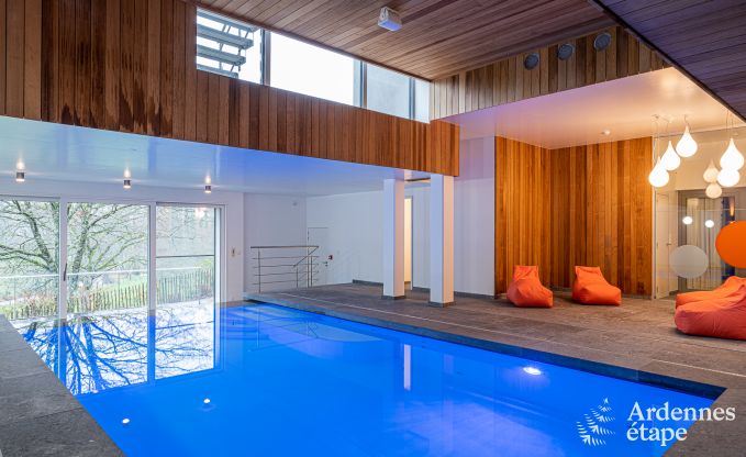 Luxusvilla Paliseul 18 Pers. Ardennen Schwimmbad Wellness Behinderten gerecht