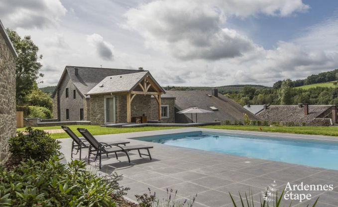 Ferienhaus Paliseul 12 Pers. Ardennen Schwimmbad Wellness