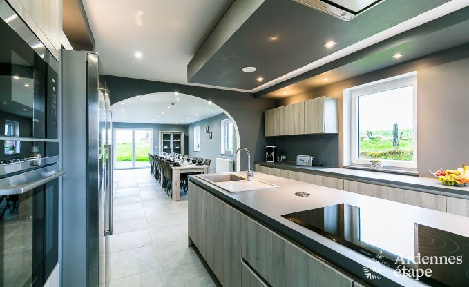 Ferienhaus Paliseul 14 Pers. Ardennen Schwimmbad Wellness Behinderten gerecht