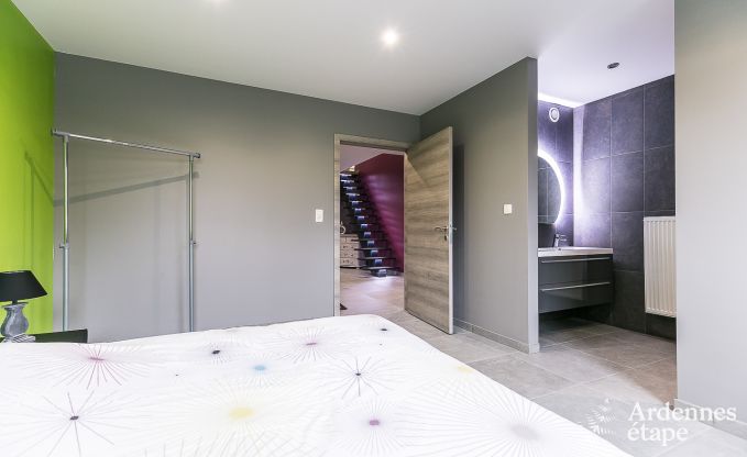 Ferienhaus Paliseul 14 Pers. Ardennen Schwimmbad Wellness Behinderten gerecht