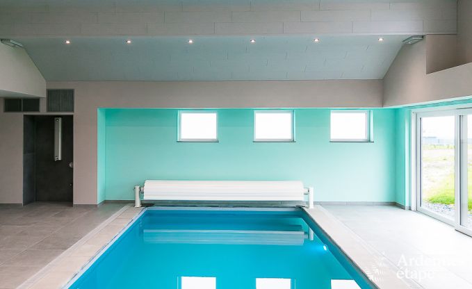 Ferienhaus Paliseul 14 Pers. Ardennen Schwimmbad Wellness Behinderten gerecht