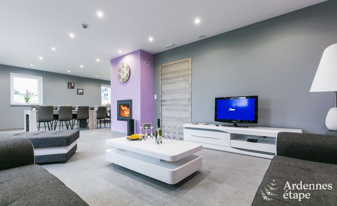 Ferienhaus Paliseul 14 Pers. Ardennen Schwimmbad Wellness Behinderten gerecht