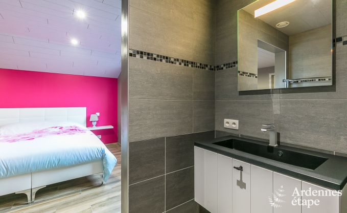 Ferienhaus Paliseul 14 Pers. Ardennen Schwimmbad Wellness Behinderten gerecht