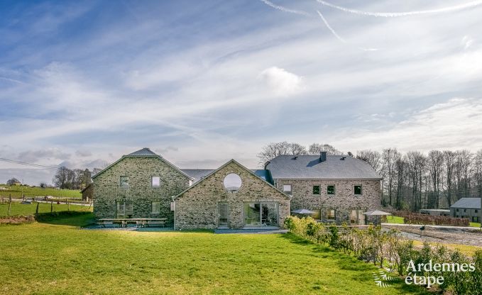 Ferienhaus Paliseul 14 Pers. Ardennen Schwimmbad Wellness Behinderten gerecht