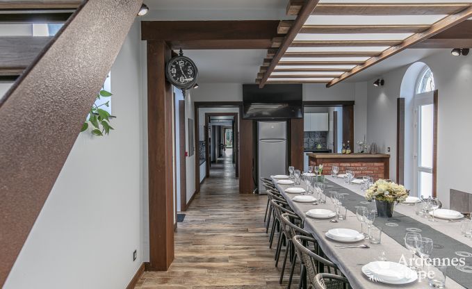 Luxusvilla Philippeville 18 Pers. Ardennen Schwimmbad Behinderten gerecht