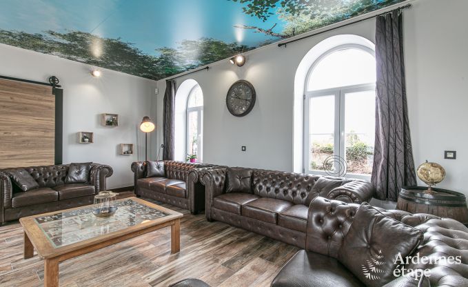 Luxusvilla Philippeville 18 Pers. Ardennen Schwimmbad Behinderten gerecht