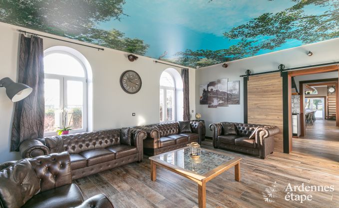 Luxusvilla Philippeville 18 Pers. Ardennen Schwimmbad Behinderten gerecht