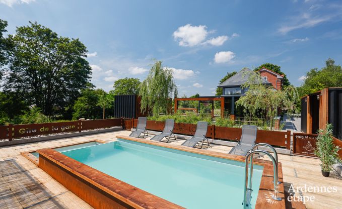 Luxusvilla Philippeville 18 Pers. Ardennen Schwimmbad Behinderten gerecht