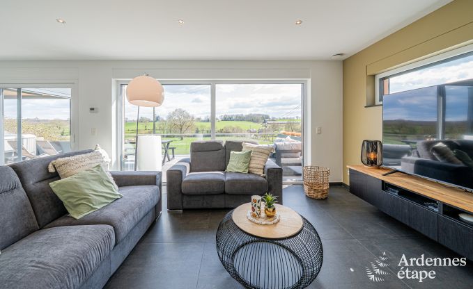 Luxusferienhaus in Plombires: Villa fr 6 Personen mit Jacuzzi, 3 Schlafzimmern und privatem Garten