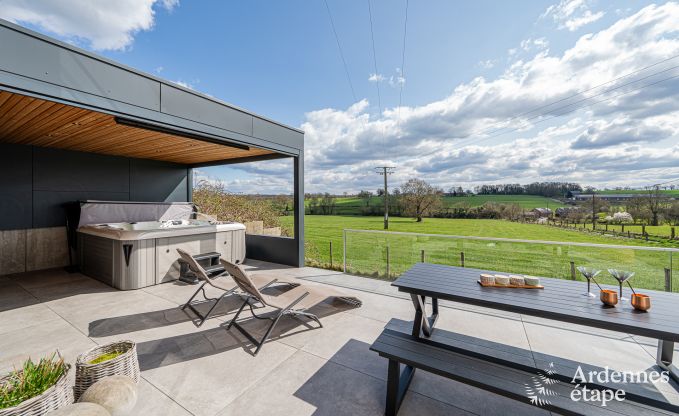 Luxusferienhaus in Plombires: Villa fr 6 Personen mit Jacuzzi, 3 Schlafzimmern und privatem Garten