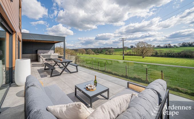 Luxusferienhaus in Plombires: Villa fr 6 Personen mit Jacuzzi, 3 Schlafzimmern und privatem Garten