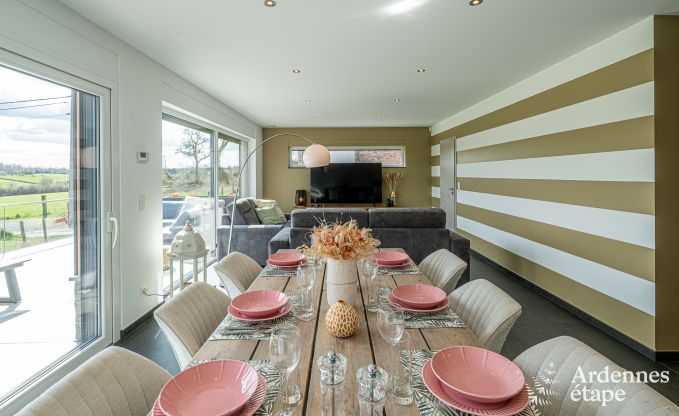 Luxusferienhaus in Plombires: Villa fr 6 Personen mit Jacuzzi, 3 Schlafzimmern und privatem Garten