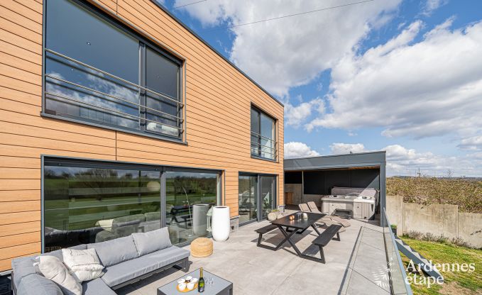 Luxusferienhaus in Plombires: Villa fr 6 Personen mit Jacuzzi, 3 Schlafzimmern und privatem Garten