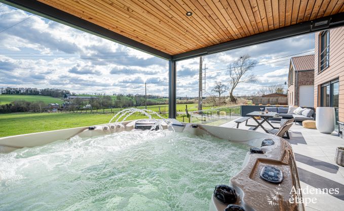 Luxusferienhaus in Plombires: Villa fr 6 Personen mit Jacuzzi, 3 Schlafzimmern und privatem Garten