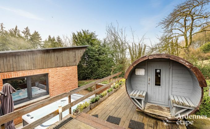 Luxusferienhaus mit Au�en-Wellness im Herzen des Maastals in Profondeville