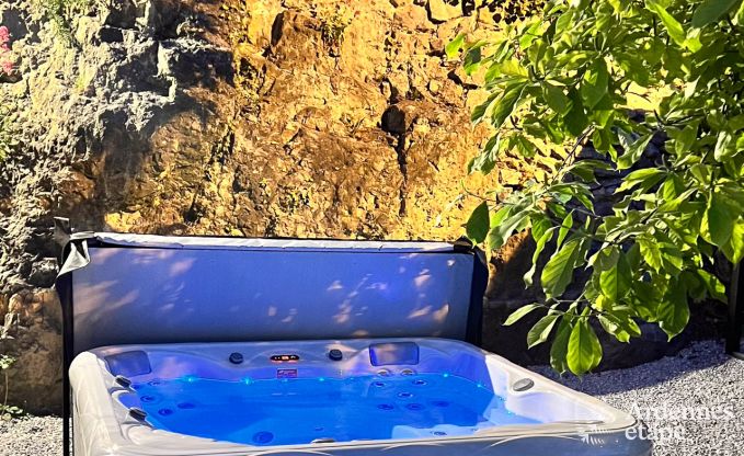 Au�ergew�hnlich charmant Ferienhaus in Profondeville f�r 4 Personen mit Jacuzzi, Infrarotkabine und Ponton auf der Maas