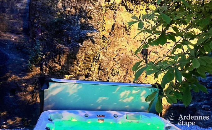 Au�ergew�hnlich charmant Ferienhaus in Profondeville f�r 4 Personen mit Jacuzzi, Infrarotkabine und Ponton auf der Maas