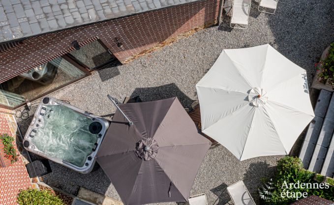 Ferienhaus f�r 6 mit Whirlpool, Sauna und Garten in Profondeville, Ardennen