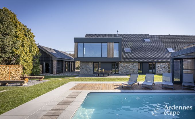 Ferienhaus Raeren 16 Pers. Ardennen Schwimmbad Wellness