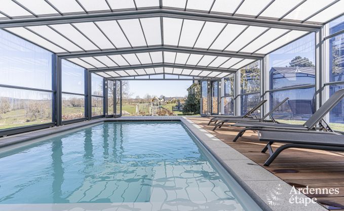 Ferienhaus Raeren 16 Pers. Ardennen Schwimmbad Wellness