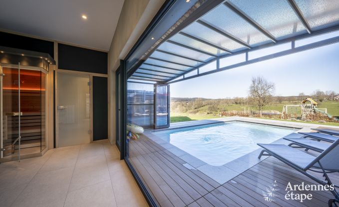 Ferienhaus Raeren 16 Pers. Ardennen Schwimmbad Wellness