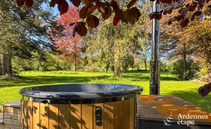 Ferienhaus in Redu, Ardennen, 7 Schlafzimmer, 6 Badezimmer, 15 Personen, nordisches Bad, Billard, privater Garten, Terrasse, Ladestation f�r Elektroautos