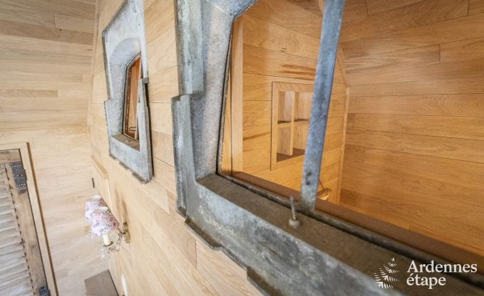 Gemtliches Cottage fr 4 Personen in Redu mit Tankuzzi (Whirlpool), berdachter Terrasse und Privatgarten