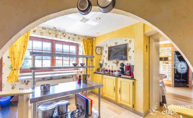 Luxusvilla in Redu, Ardennen, 9 Personen, Auenpool, Sauna, Dampfbad, Innen- und Auenwhirlpool, Privatgarten, vollstndige Ausstattung