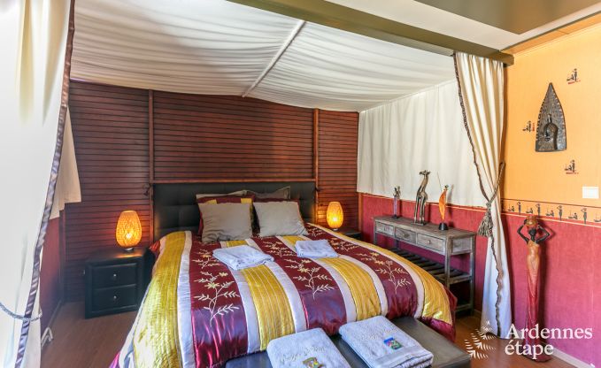 Luxusvilla in Redu, Ardennen, 9 Personen, Auenpool, Sauna, Dampfbad, Innen- und Auenwhirlpool, Privatgarten, vollstndige Ausstattung