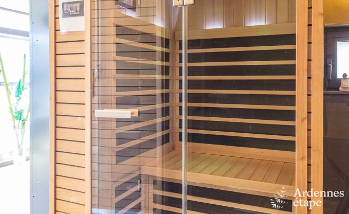 Luxusvilla in Redu, Ardennen, 9 Personen, Auenpool, Sauna, Dampfbad, Innen- und Auenwhirlpool, Privatgarten, vollstndige Ausstattung