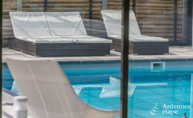 Luxusvilla in Redu, Ardennen, 9 Personen, Auenpool, Sauna, Dampfbad, Innen- und Auenwhirlpool, Privatgarten, vollstndige Ausstattung