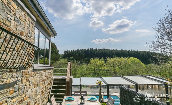 Luxusvilla in Redu, Ardennen, 9 Personen, Auenpool, Sauna, Dampfbad, Innen- und Auenwhirlpool, Privatgarten, vollstndige Ausstattung